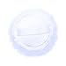 Anleolife 5Pcs White Large Fluffy Puffs For Body Powder Washable Face Powder 3 inch Blending Sponge Puff Round For Foundation Makeup Velour Puffs 5pcs/package