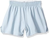 Soffe Big Girls' Yth Athltc Short V-n 50c/50p, Blue Sky, SML