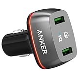 Anker Quick Charge 2.0 36W Dual USB Car Charger, PowerDrive+ 2 for Galaxy S7/S6/Edge/Plus, Note 5/4 and PowerIQ for iPhone Xs/XS Max/XR/X/8/7/6/Plus, iPad Pro/Air 2 /Mini, LG, Nexus, HTC and More