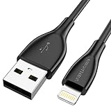 UNBREAKcable iPhone Charger Cable - [Apple MFi Certified] 3.3ft/1m iPhone Cord USB Fast Charging Lightning Cable for iPhone 11/11 Pro/11 Pro Max/X/XS/XR/XS Max/8/7/6/6 Plus, iPad - Black