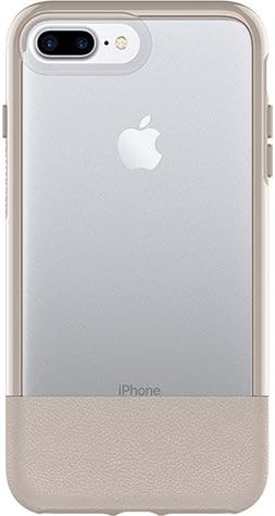 Otterbox Ultra-slim Case for iPhone 8 Plus/7 Plus – Extreme Drop Protection - Premium leather with Clear Design - Scratch resistant – Otterbox Certified Designed Exclusively for Apple Devices - Beige
