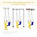 Costzon Rider Swing with Hangers, Wind Rider Glider Swing for Kids Playground (Rider Swing for 1 Kid)