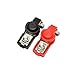 1 Pair Car Battery terminal connector Clamp Clips Negative Positive for Auto Car Truck(Red+Black)