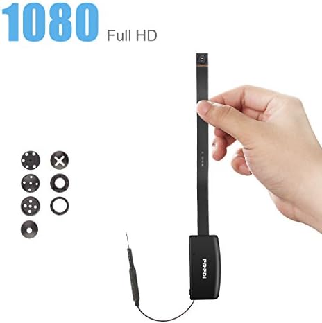 FREDI HD 1080P mini telecamera videocamera wifi nascosta spia fotografica con movimento investigativo di sorveglianza sicurezza domestica sostegno per IOS iPhone Android Phone APP e 128GB scheda sd(non includere)