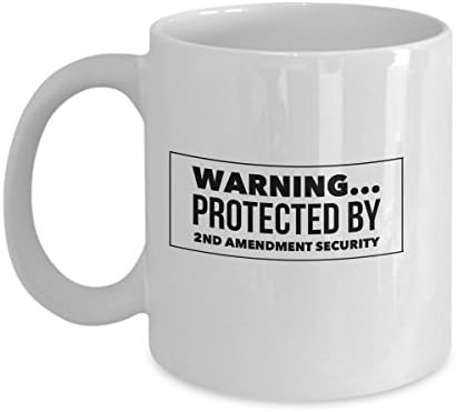 2nd Amendment Security Ceramic Coffee Mug (White) The Right to Bear Arms