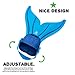 Tendol Mermaid Swimming Fin, with new strong adjustable strap. (Blue)