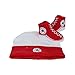 Converse Baby Hat and Faux Sneaker Style Bootie Set