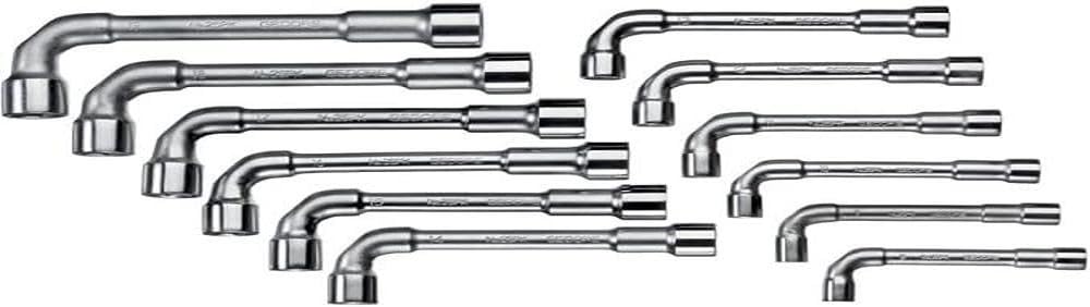 Gedore 25PK-012 6 Hex Screws Double Ended Socket Wrench Set - Silver (12-Piece)