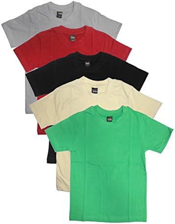 New Day Little Boys' Cotton T-Shirt (Pack Of Five) 5-6 Years Multi-coloured