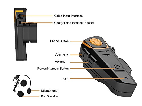 Yideng-Bluetooth-Motorcycle-Helmet-Headset-Intercom-Communication-Headphone-Universal-Wireless-Interphone-To-2-or-3-RidersDual