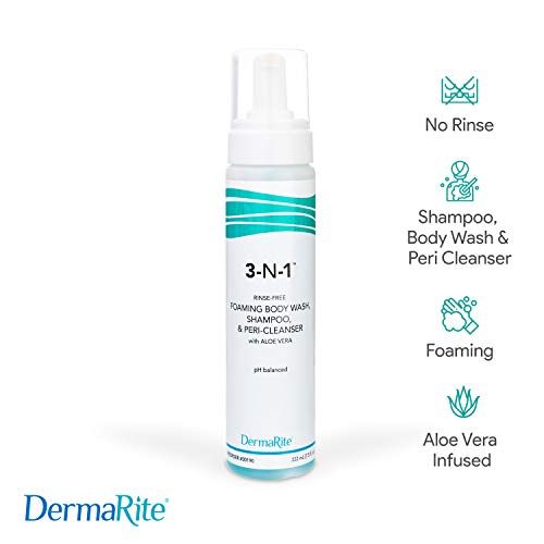 Dermarite Industries 3N1 Norinse Cleansing Foam 3N1 Size, 75 Oz