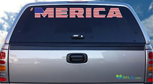 VKC 'Merica US Flag Window Decal - Banner Sized - Great for Trucks!