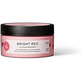 Maria Nila Colour Refresh, Bright Red 3.4 Fl Oz, Red Hair Mask, Semi-Permanent Pigments, 100% Vegan & Sulfate/Paraben free