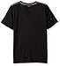 Adidas Boys' Big Short Sleeve Cotton Jersey Graphic T-Shirts, Black, M