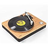 House of Marley, Stir It Up Turntable - 45/33 RPM, USB jack in back for analog to PC recording, Replaceable Cartridge, Bamboo Plinth, EM-JT000-SB Signature Black