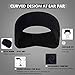 remelos Headband with Ear Warmer for Men & Women - Head Wrap Full Ear Cover Moisture Wicking Sweatband Running Headwear Earmuffs - Perfect for Sports & Daily Wear (Green)