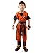 miccostumes Boy's Saiyan Cosplay Costume Medium Orange and Dark Blue