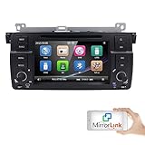 hizpo Car DVD Player in Dash GPS Radio Stereo 7 Inch 1 Din Multimedia Touch Screen Bluetooth 4.0 Sub Volume Control