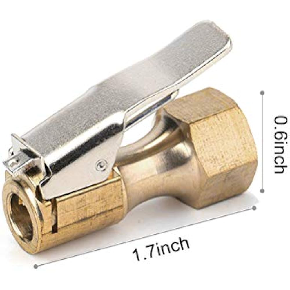 Cooyeah 4Pcs Air Chucks, Universal Heavy Duty Open Flow Straight LockOn Tire eBay