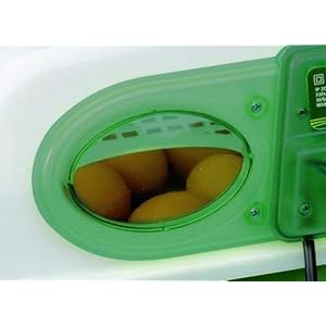 Incubatrice Per Uova Automatica Digitale Con Girauova, Capacità 49 Uova Di Gallina, Anatra, Oca, Tacchino, 196 Uova Di… - immagine 5