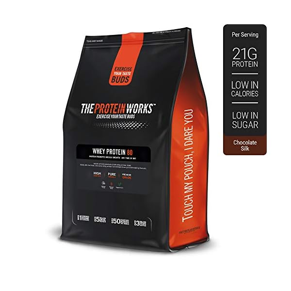 Protein Works - Whey Protein 80 Powder | Low Calorie Protein Shake | Whey Protein Shake | 57 Servings | Chocolate Silk…