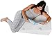 7.5 Inch Bed Wedge Pillow for Acid Reflux or Sleeping | 1.5 Inch Memory Foam Top with Stay Cool Cover | Incline Leg Elevation Pillows | Ideal for Gerd, Heartburn, and Snoring (30.5