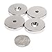 Grtard 12 Pack 1.26”D x 0.2”H Neodymium Disc Countersunk Hole Magnets. Strong, Permanent, Rare Earth Magnets, with 12 Screws