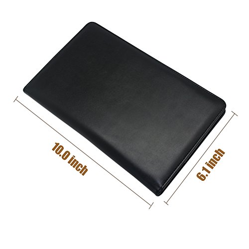 Boshiho Restaurant Menu Covers, PU Leather Menu Folder Clipboard Meeting Pad Portfolio Holder