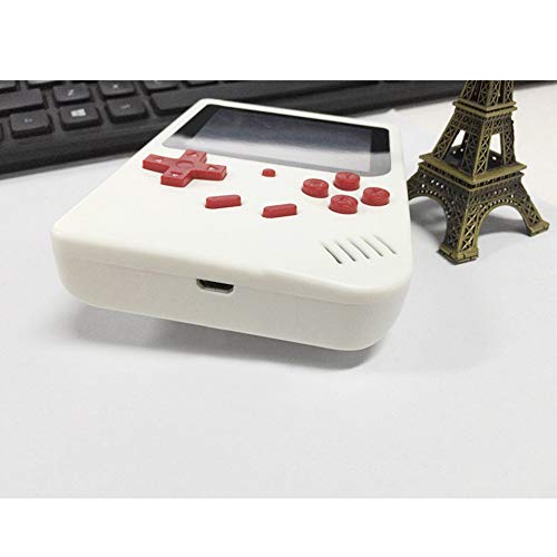 Livoty Playstation Kids Handheld Game Video Console Portable Gaming System 500 Classic Games Console LCD Game Player 【Shipping from USA】 (White) - Thumbnail 3