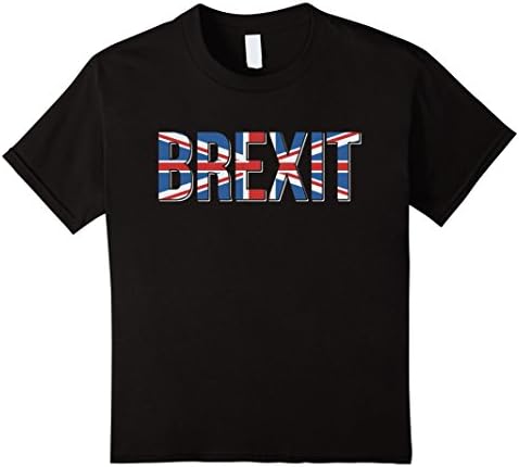 Kids Brexit T-Shirt Eurosceptic Anti European Union Vote Brexit 10 Black