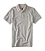 Aeropostale Men's Prince & Fox Double Tipped Piqu Polo Shirt M Light Heather Gre