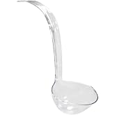 13.5in Clear Plastic Punch Bowl Ladle