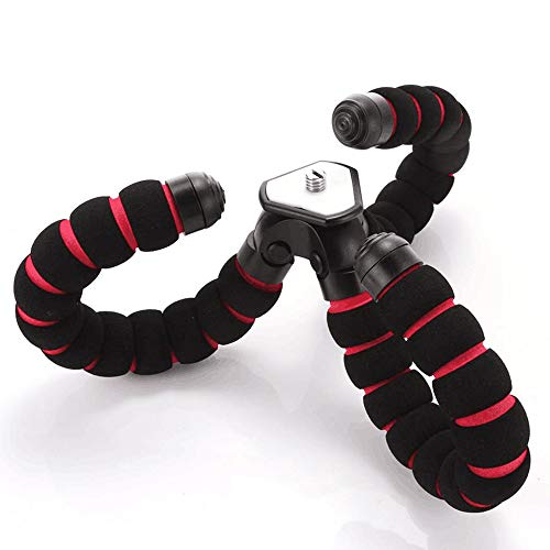 Handy Stativ, Mini Flexible Octopus Smartphone Reise Stativ Selfie Stick mit Bluetooth Fernauslöser,360°Rotation Handy… – Bild 4