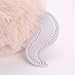 Cute Fluffy Unicorn Keychain, Pom Pom Style Plush Ball Pendant Keyfob Key Ring
