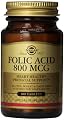 Solgar Folic Acid Tablets, 800 mcg, 100 Count