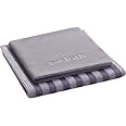 E-Cloth Stainless Steel Microfiber Cleaning Cloth Pack, Gray & Silver, 2 Cloth Set