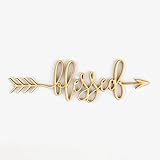 Blessed Arrow Wood Sign Blessed Decor Wall Art Unfinished 12