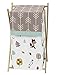 Sweet Jojo Designs Baby/Kids Clothes Laundry Hamper for Outdoor Adventure Nature Fox Bear Animals Boys Bedding