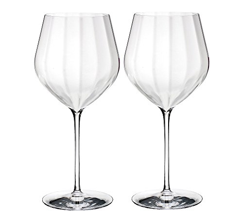 WaterfordElegance Optic Red Wine Glass, Set of 2