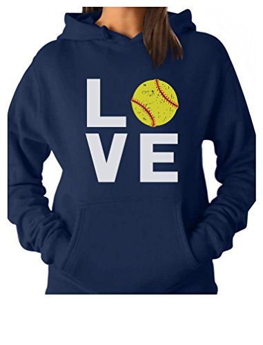 Tstars Softball Gifts Hoodies For Teen Girls Women Fans Love - Main Image