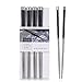 FAONIE 5 Pair Stainless Steel Chopsticks Gift Set Japanese Hotel Restaurant Chopsticks Set (Japan)