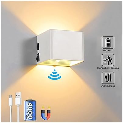 Elitlife Wall Light with Motion Sensor, LED Wall Lamp, Battery Operated ...