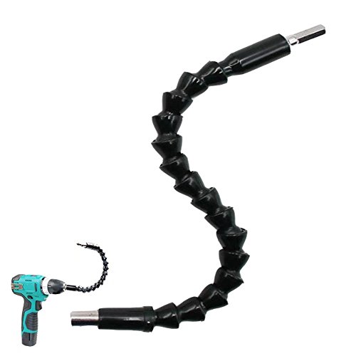 MAZU Flexible Extentional Screwdriver Drill Bit Holder with Magnetic Quick Connect Drive Shaft Tip Multi-angle Work General Metal Universal Flexible Shaft Drill Flexible Shaft B