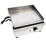 TECHTONGDA Electric Commercial Countertop Griddle