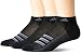 adidas Men's Climacool Superlite Low Cut Socks (3-Pack), Black/Onix/Light Onix, Size 6-12