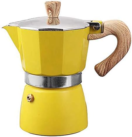 Café y té Cafeteras italianas color amarillo Haudang Cafetera italiana de  aluminio para cafetera espresso 3 tazas delifoods-delivery.ch