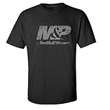 Smith & Wesson Black Distressed M&P Logo T-Shirt