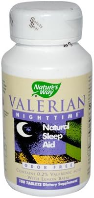 New - Nature's Way Valerian Nighttime - 100 Tablets