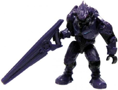 Halo Wars Mega Bloks LOOSE Mini Figure Covenant Purple Elite with Beam Rifle