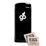 Green Protected Airtight Herb Container - Two Oz Smell Proof Glass Stash Jar (1000 ml) comes with 2 Humidity Packs to Keep Herbs Fresh for Months